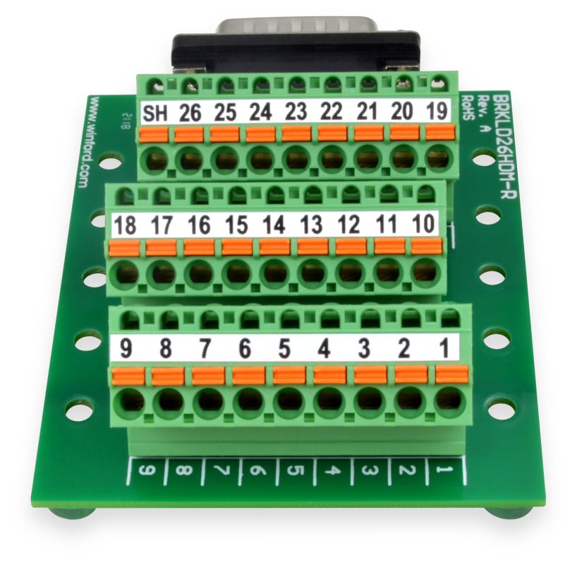 DB37 Pluggable Terminal Breakout Boards Winford Engineering