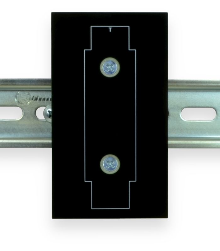 2.25 x 4.0 Solid DIN Rail Mounting Plate Winford Engineering