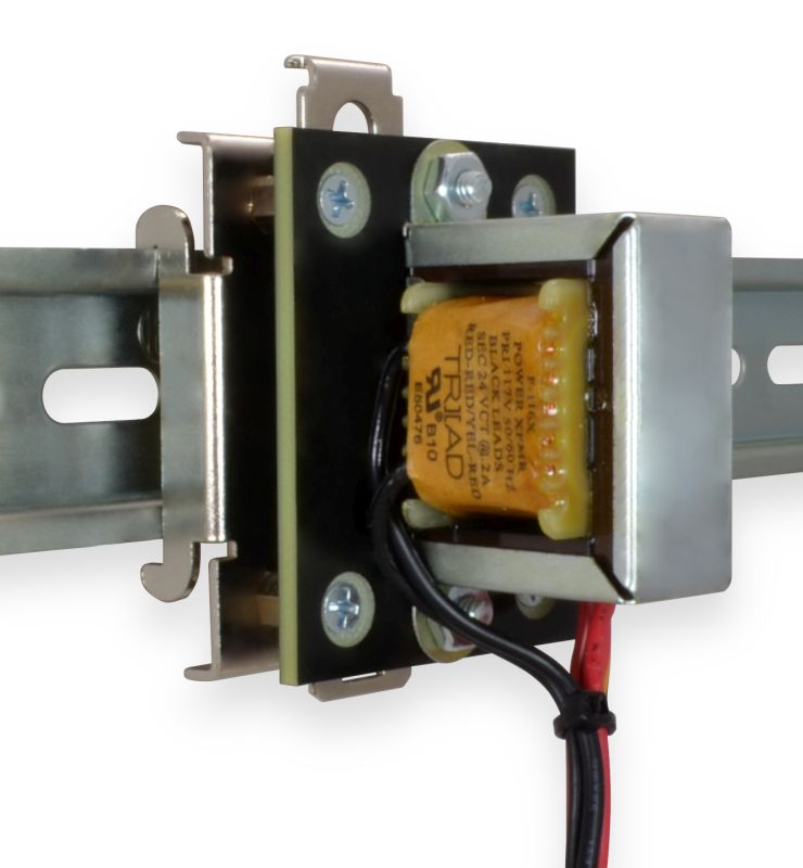 DIN Rail Mounting Plate with Standoffs 2.0" x 2.5" Winford Engineering