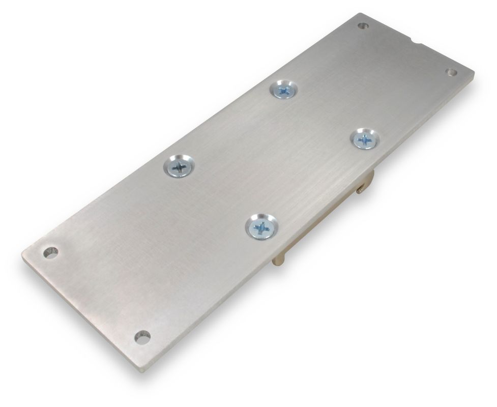 2.0" x 6.0" DIN Rail Mounting Plate Aluminum Winford Engineering