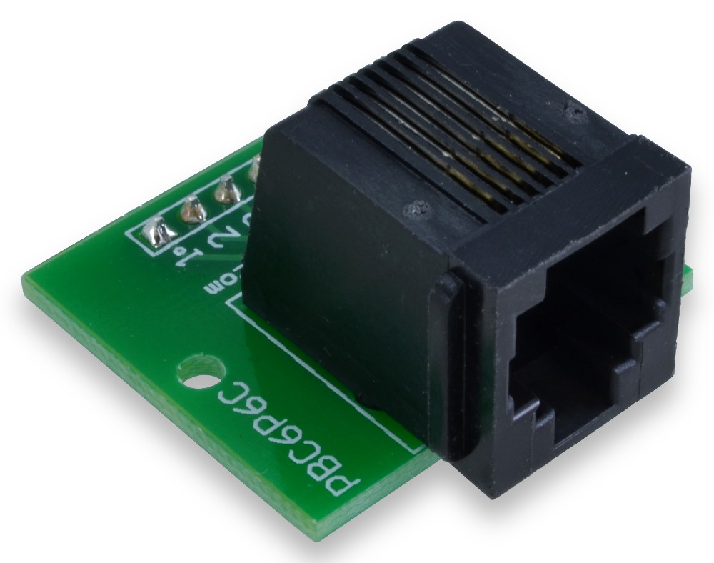 RJ11/RJ12 6P6C Breadboard Adapter Winford Engineering