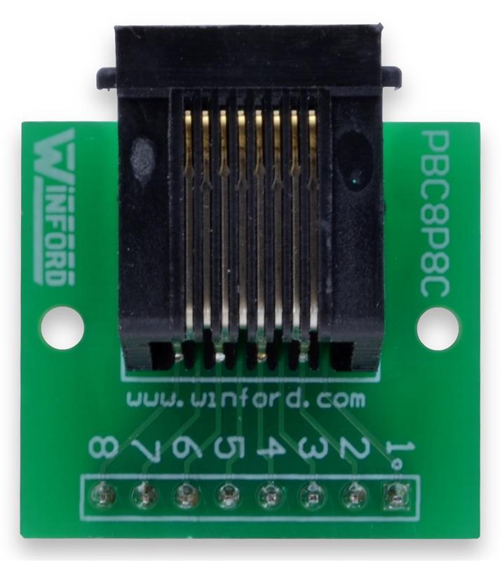RJ45 8P8C Breadboard Adapter Winford Engineering