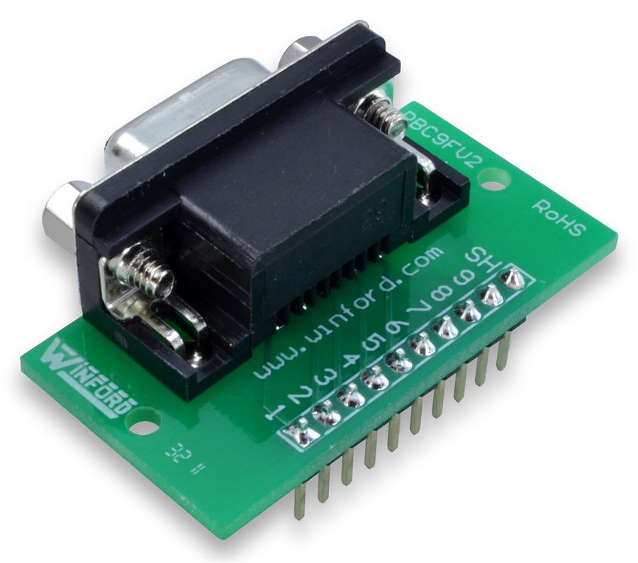 DB9 Breadboard and Prototype Adapters Winford Engineering