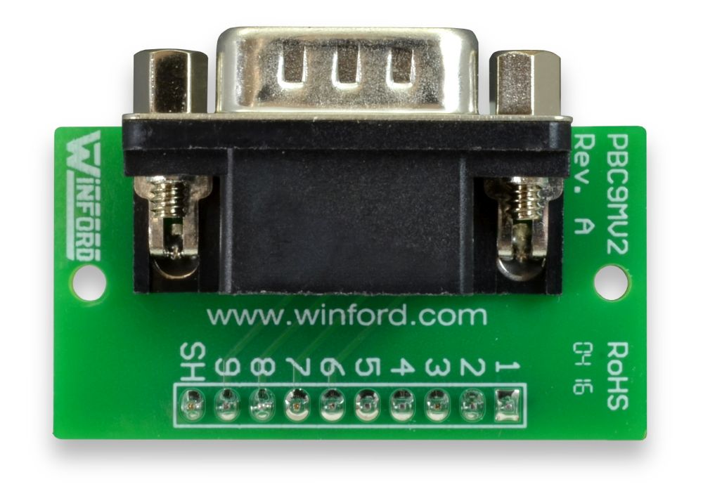 DB9 Breadboard and Prototype Adapters Winford Engineering