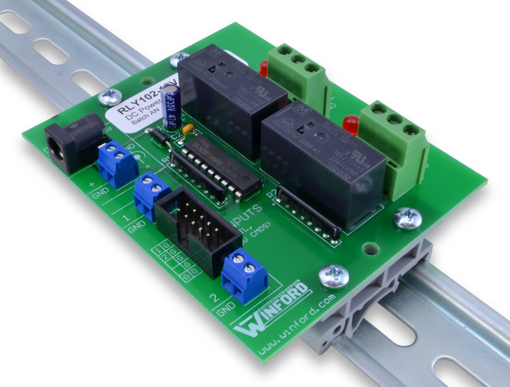 Relay Board TTL Logic Level Inputs, 2 SPDT 15A Relays (Legacy