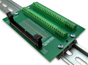 IDC50 50-Pin Connector Signals Breakout Board Screw terminals GP 