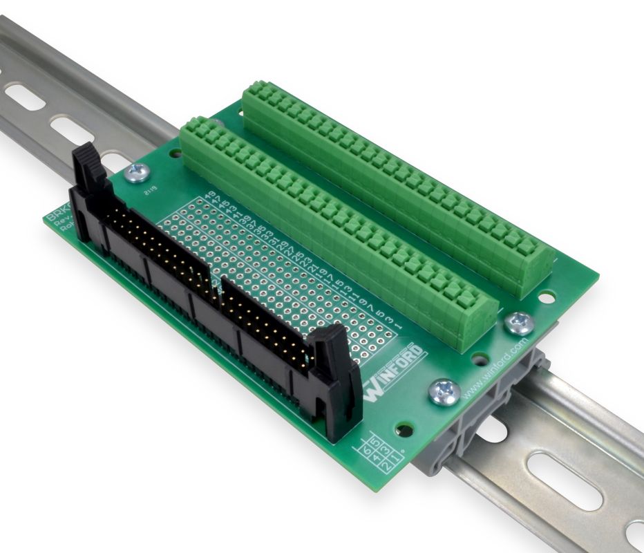 2x25 0.1" Header (50 Pin IDC Breakout Board with Spring Connection