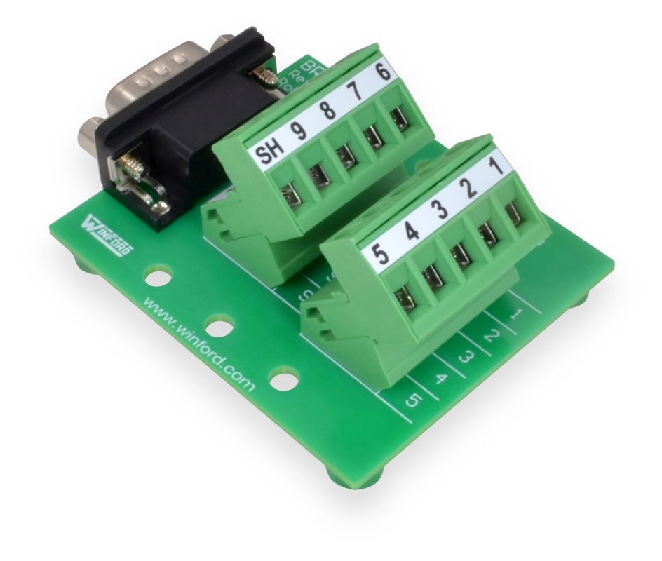 DB9 Pluggable Terminal Breakout Boards - Winford Engineering