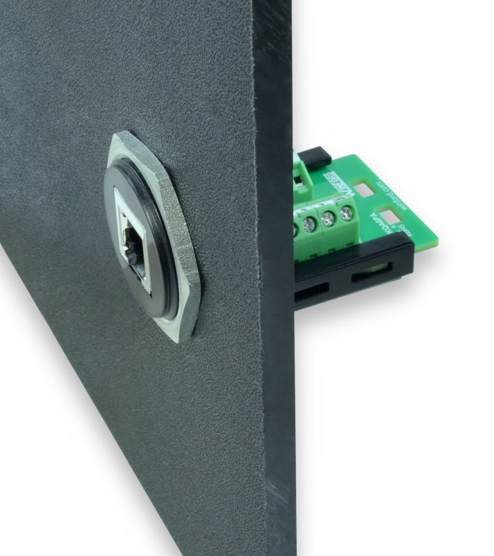 RJ11/RJ12 6P6C Panel-Mount Breakout Board with Screw Terminals ...