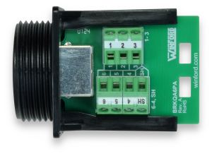 RJ11/RJ12 6P6C Panel-Mount Breakout Board with Screw Terminals ...