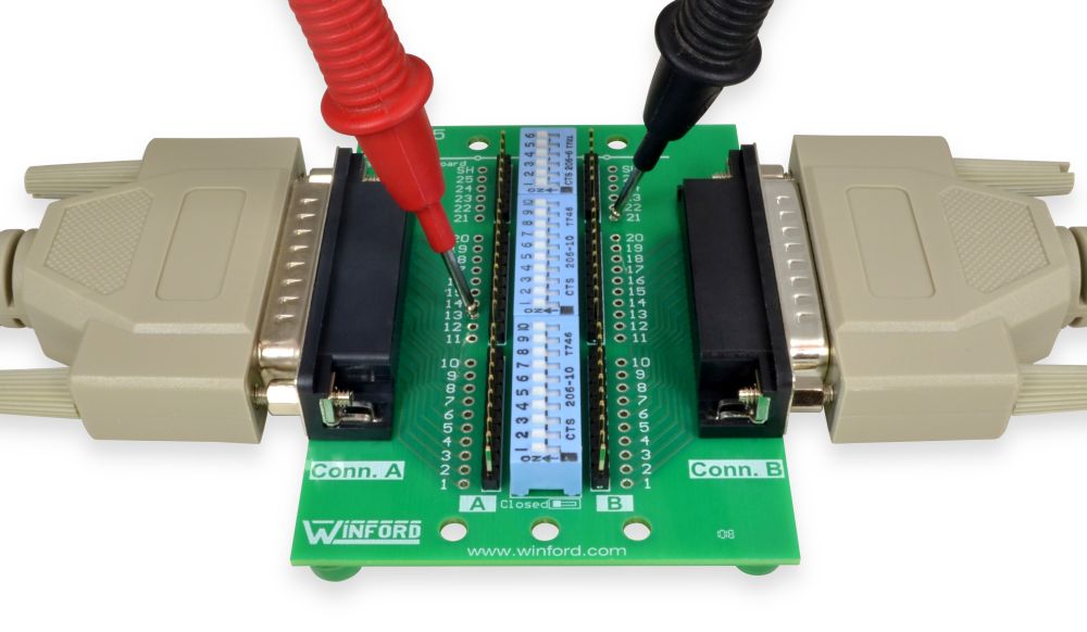 DB25 Breakout Board Con Morsetti A Vite, Adattatore Seriale RS-232 25 Pin Maschio E Femmina Con Cuscinetto Isolante