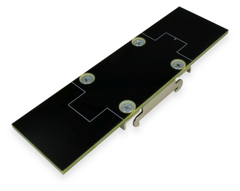 Solid DIN Rail Mounting Plate 1.74" x 8.0" Winford Engineering