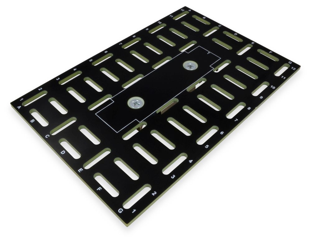 4.0" x 6.0" DIN Rail Mounting Plate with Mounting Slots Winford