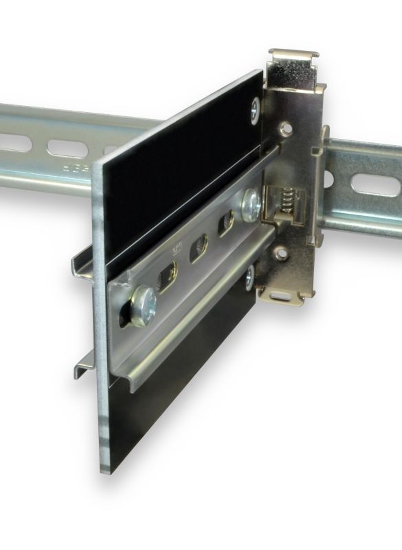 DIN Rail Extender Right Angle DIN Rail Mounting Plate 5.0" x 3.5