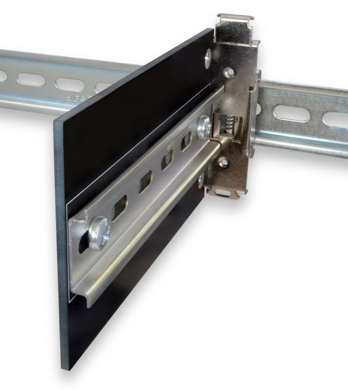 DIN Rail Extender Right Angle DIN Rail Mounting Plate 6.0" x 3.5