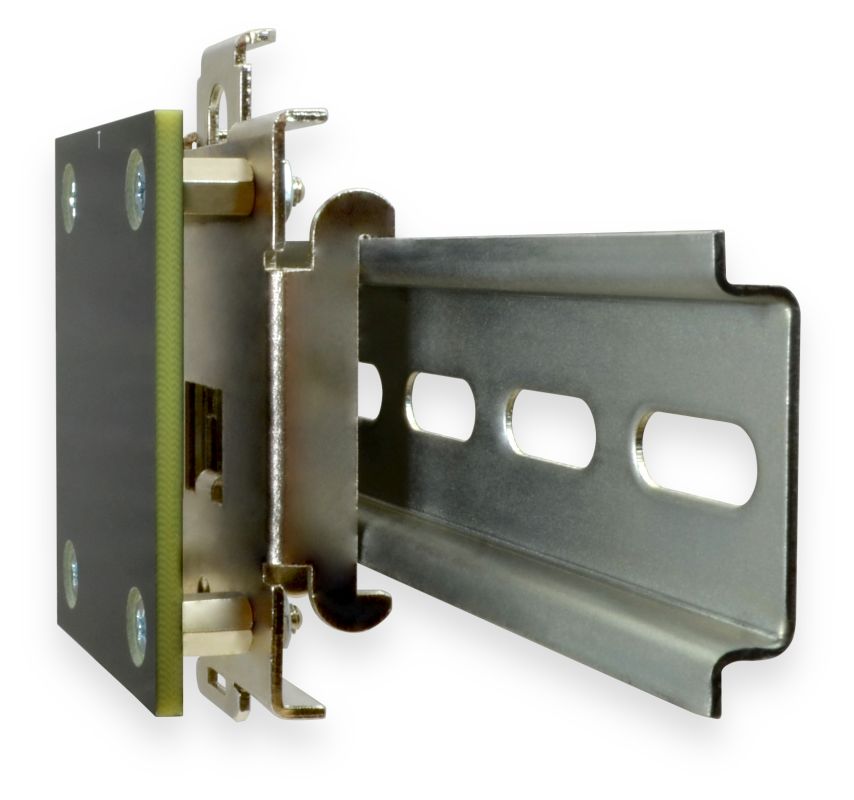 DIN Rail Mounting Plate with Standoffs 2.0" x 2.5" Winford Engineering