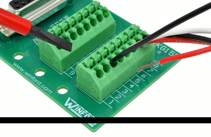 RJ45 Shielded Jack Breakout Board with Spring Connection Terminals ...